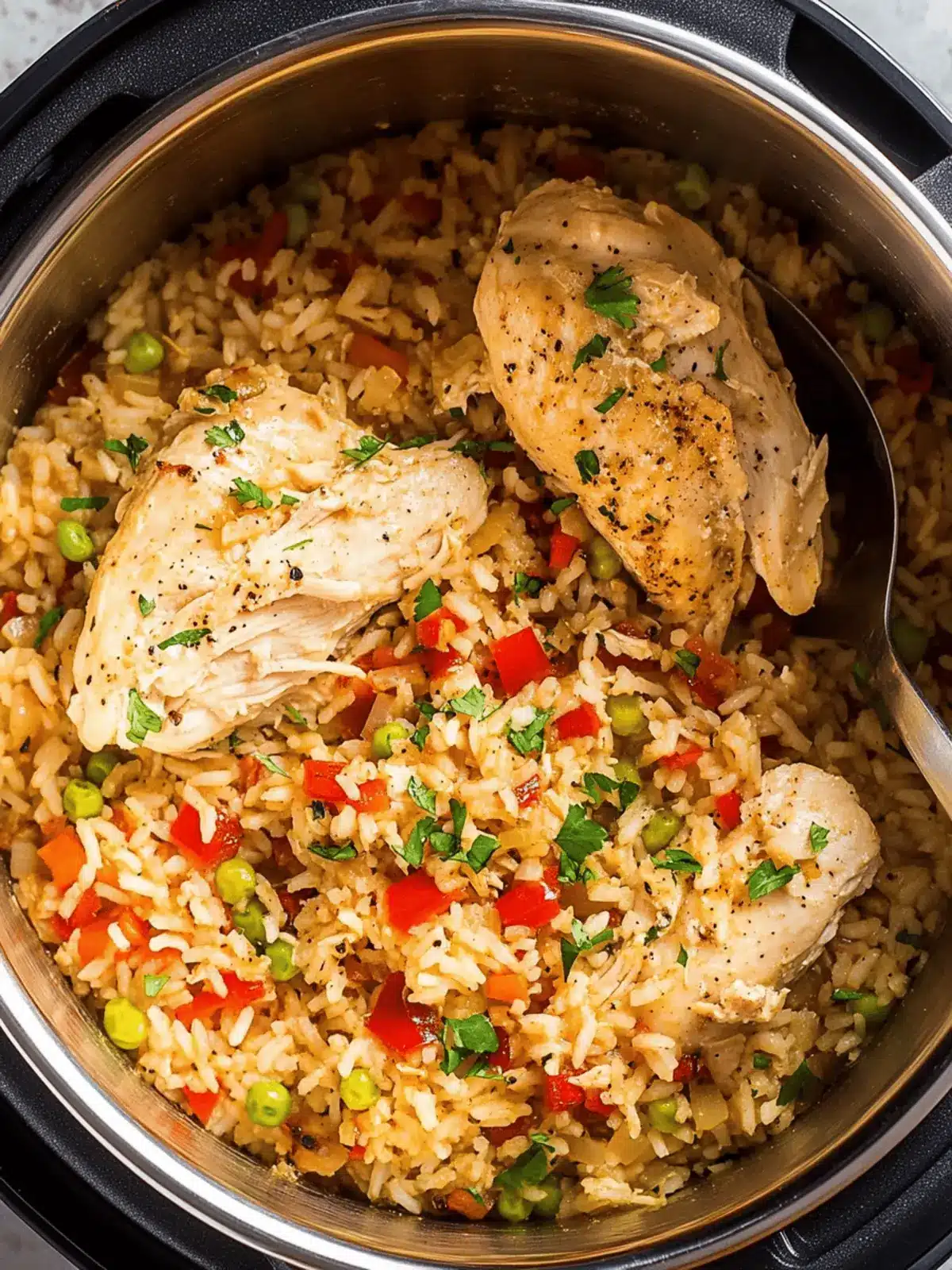 Instant Pot Chicken & Rice