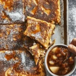 Sheet-Pan Cider-Ricotta Pancakes With Pear Compote