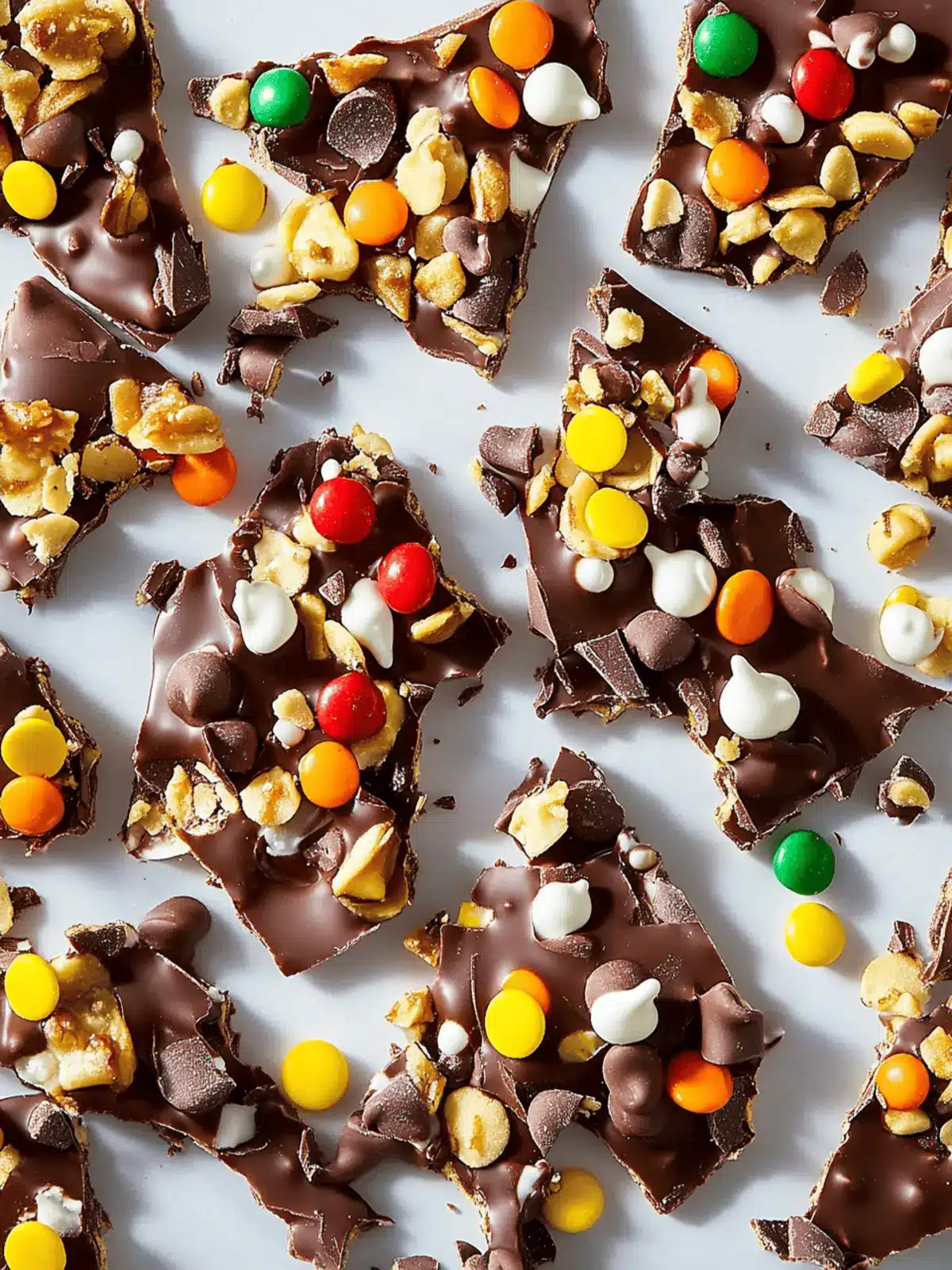 Charlie Brown Thanksgiving-Inspired Chocolate Bark