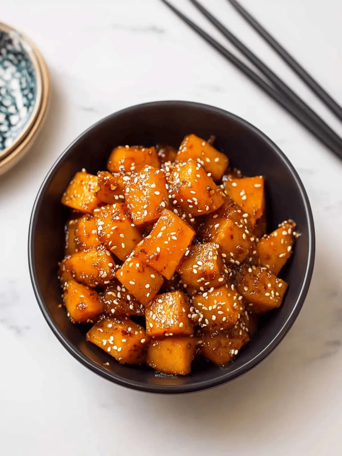 Korean Candied Sweetpotatoes
