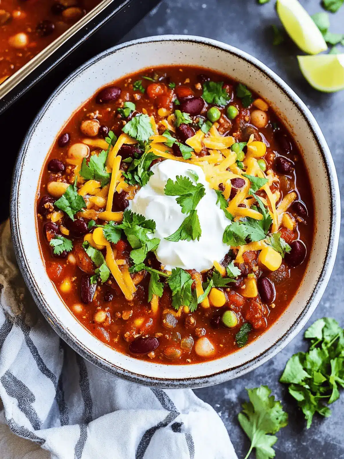 Crockpot Vegetarian Chili