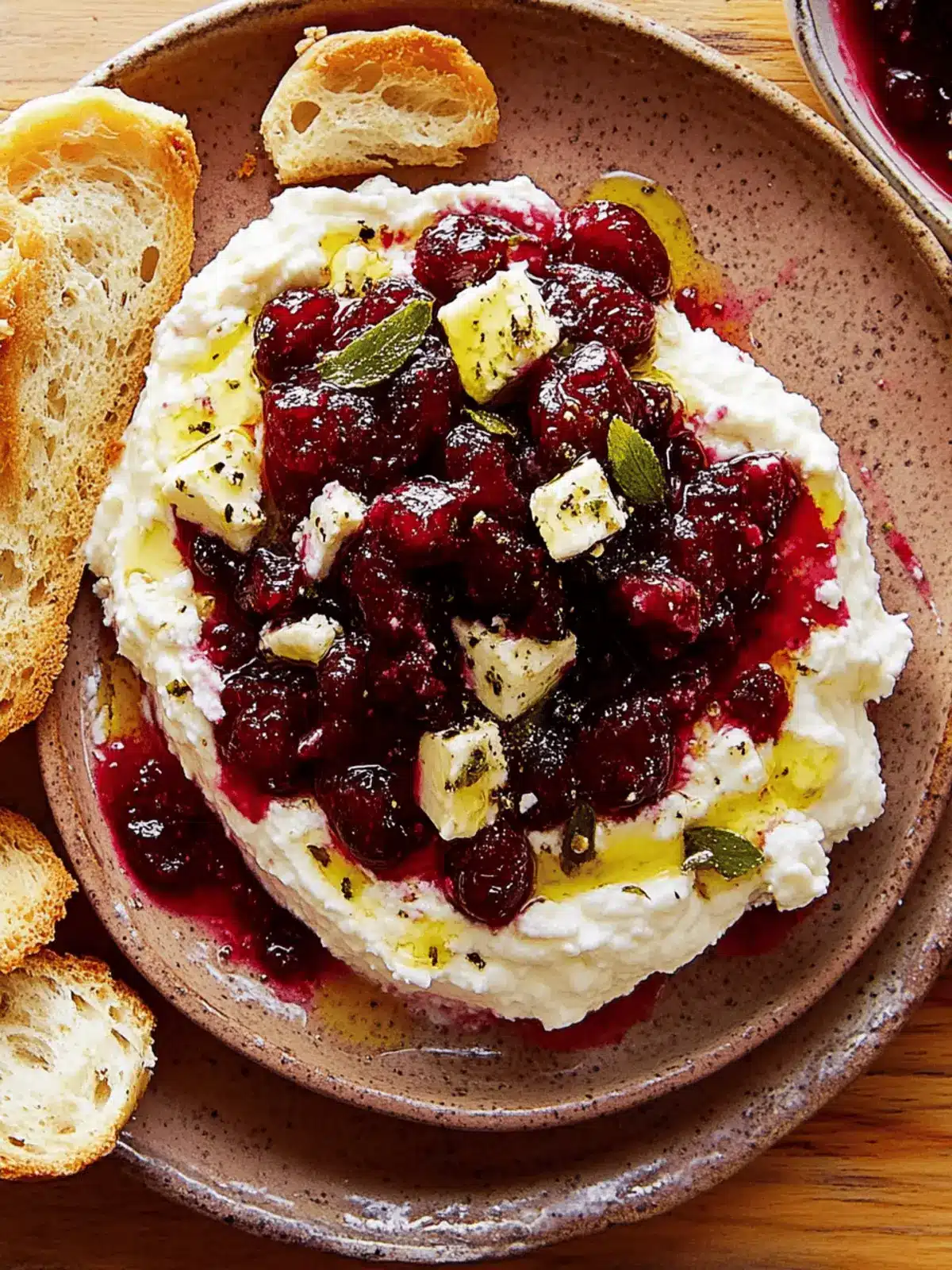 Cranberry Whipped Feta Dip