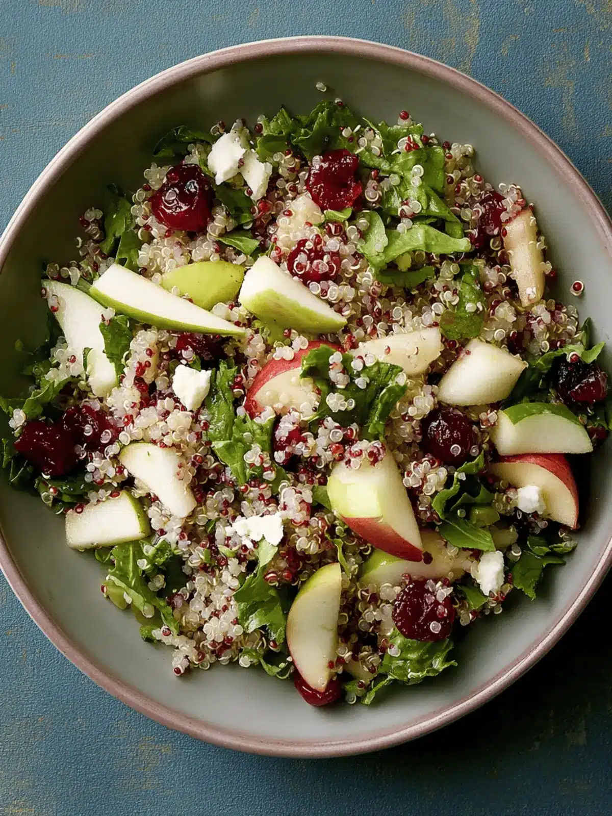 Cranberry Apple Quinoa Salad
