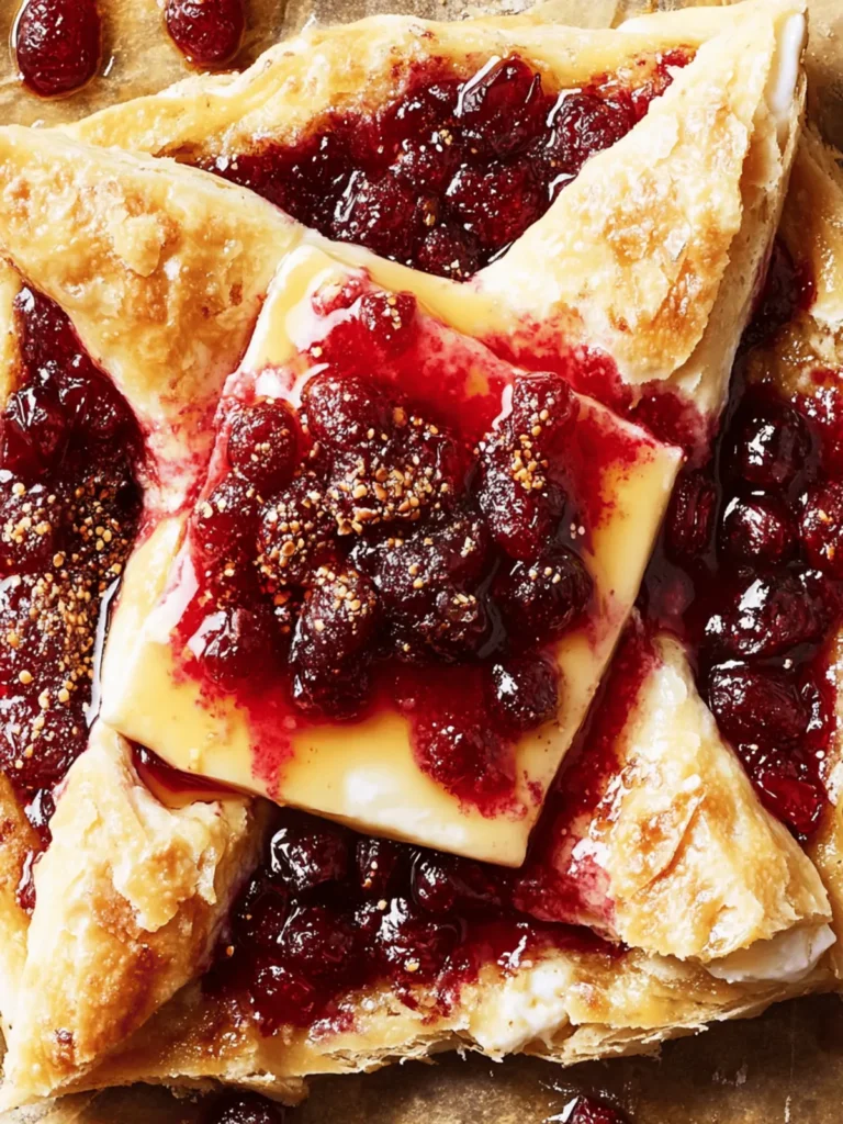 Maple-Cranberry Baked Brie