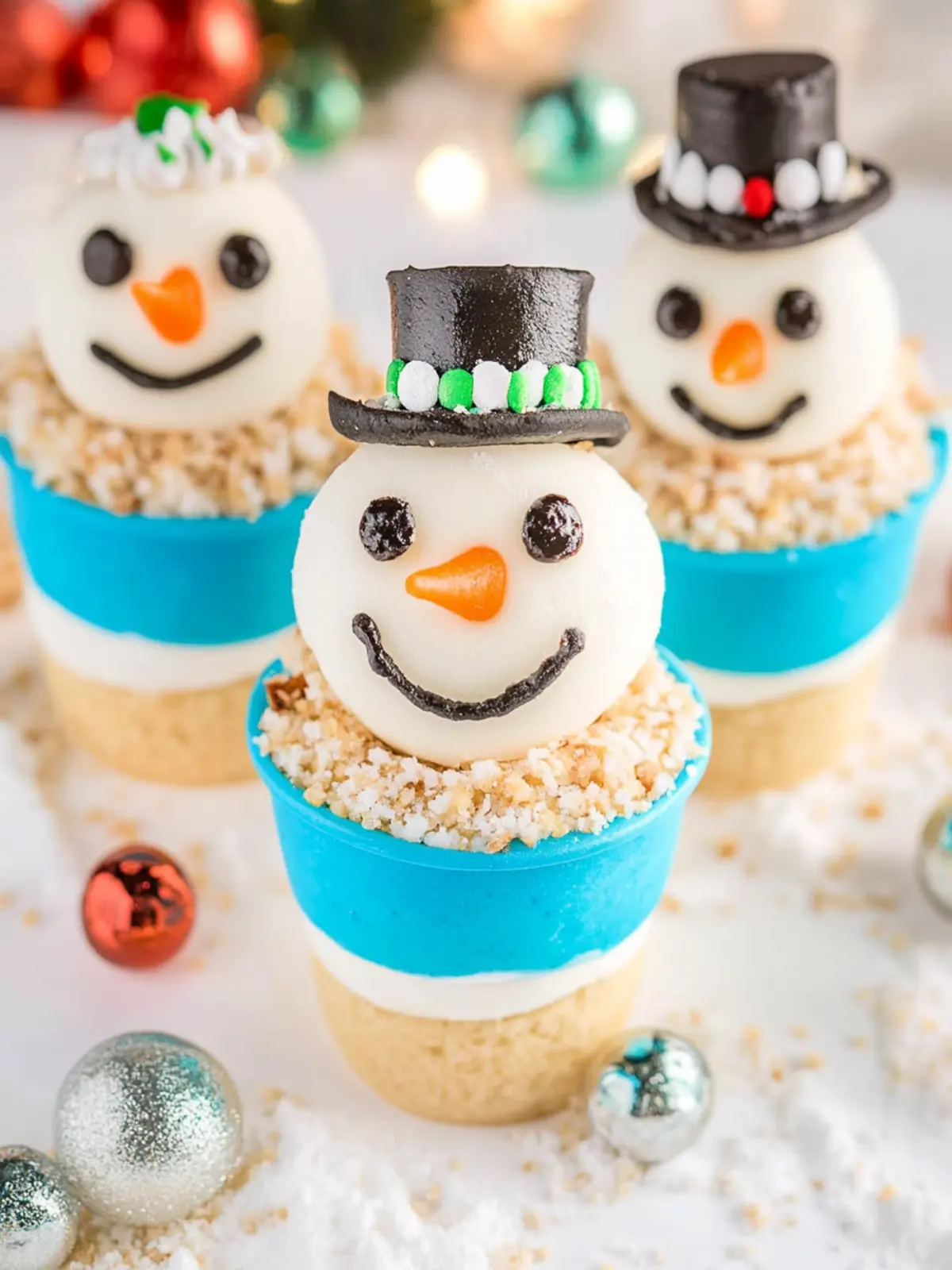 Snowman Dirt Cups