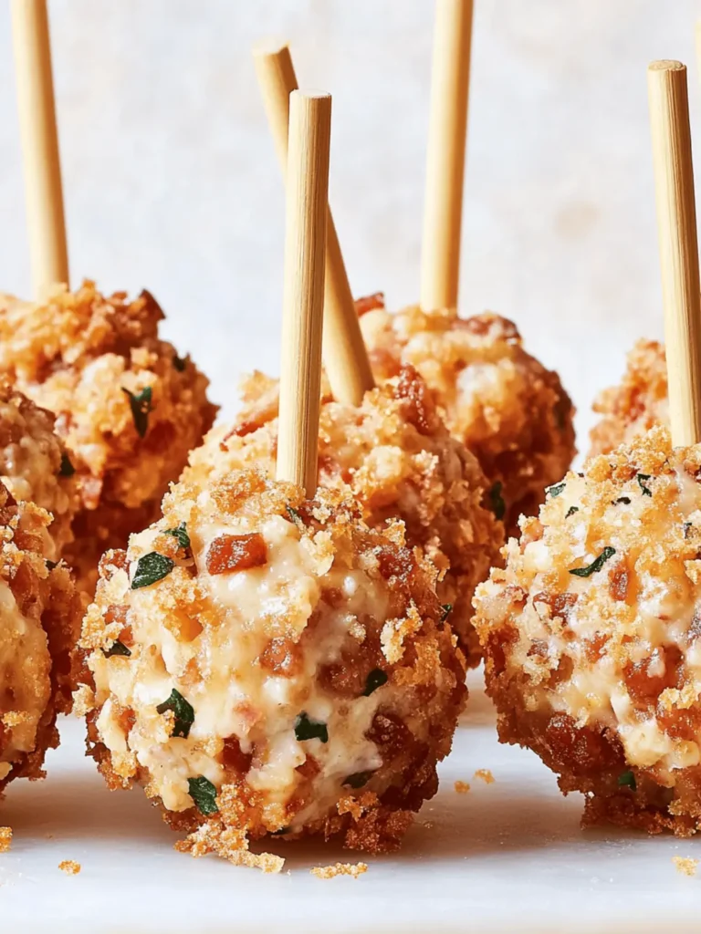 New Year's Eve Appetizer - Cheese Ball Bites!