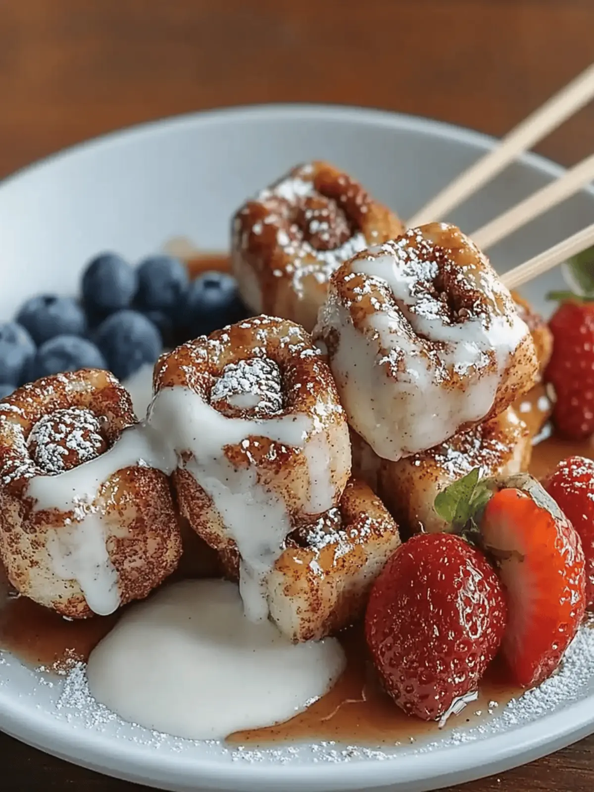 Cinnamon Roll Breakfast Skewers: Your New Family Favorite Treat 4 Cinnamon Roll Breakfast Skewers: A Delicious Morning Treat