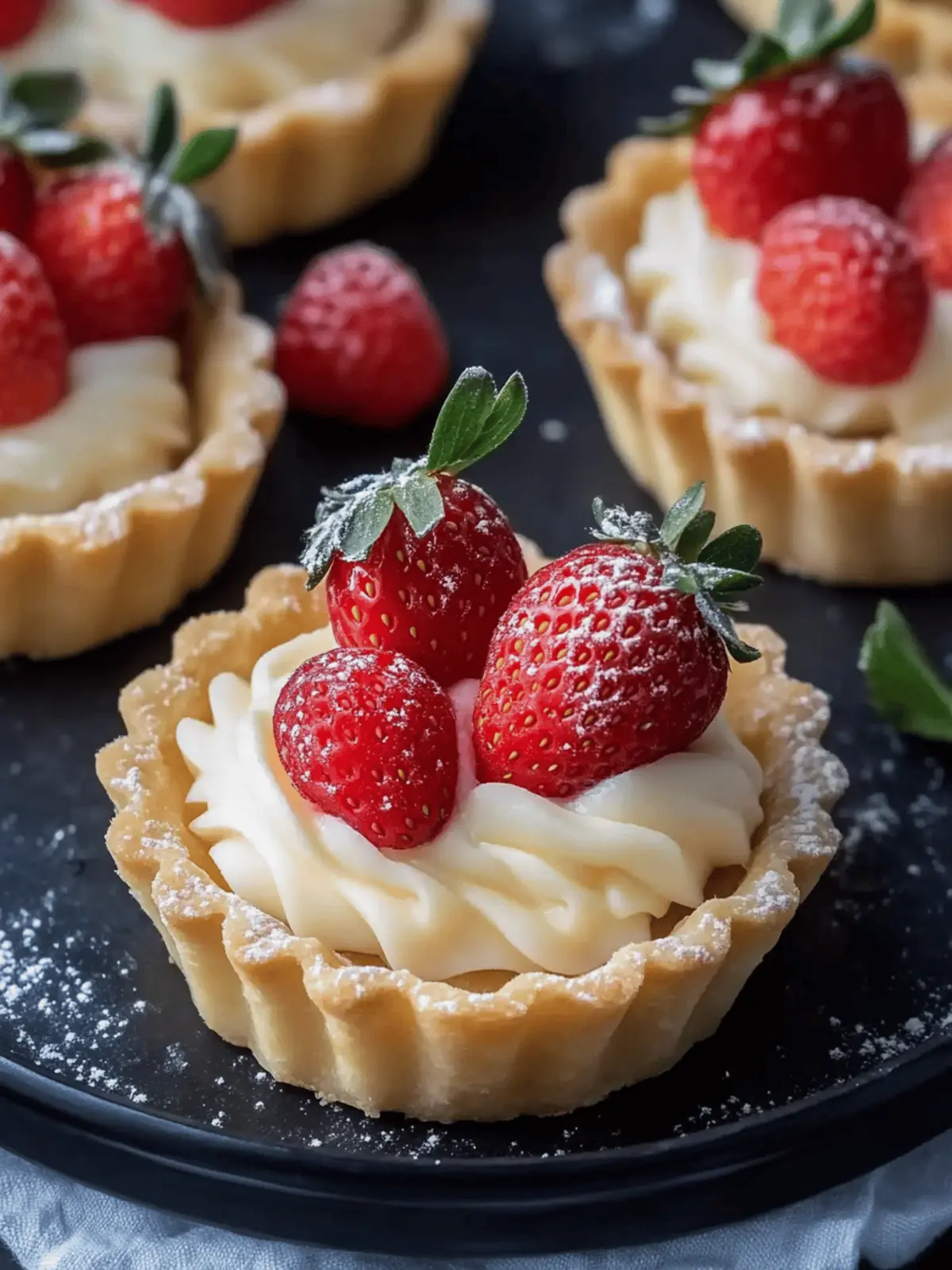 Fresh and Delicious Strawberry Tartlets Recipe
