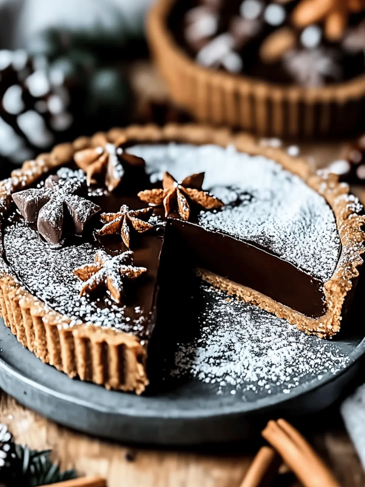 Decadent Vegan Chocolate Gingerbread Tart for Holiday Bliss 5 Decadent Vegan Chocolate Gingerbread Tart for Holiday Bliss