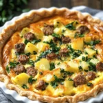 Irresistible Potato and Sausage Quiche Recipe for All Tastes 6 Potato and Sausage Quiche Recipe