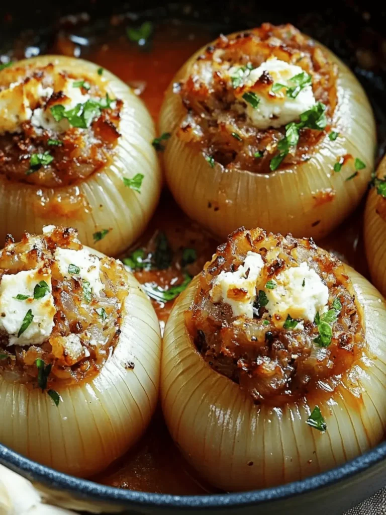 Greek Stuffed Onions (Salantourmasi)