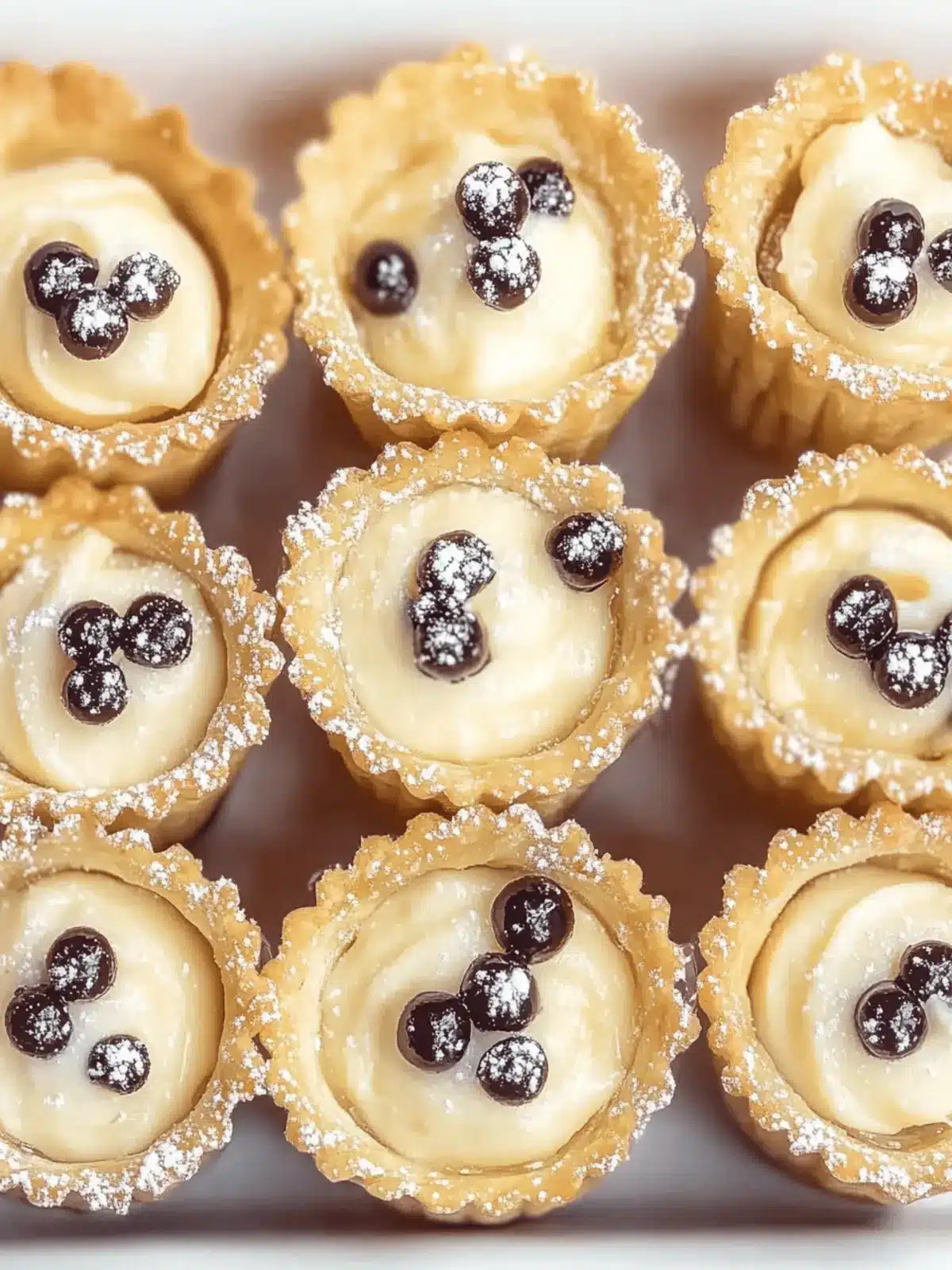 Mini Cannoli Cups