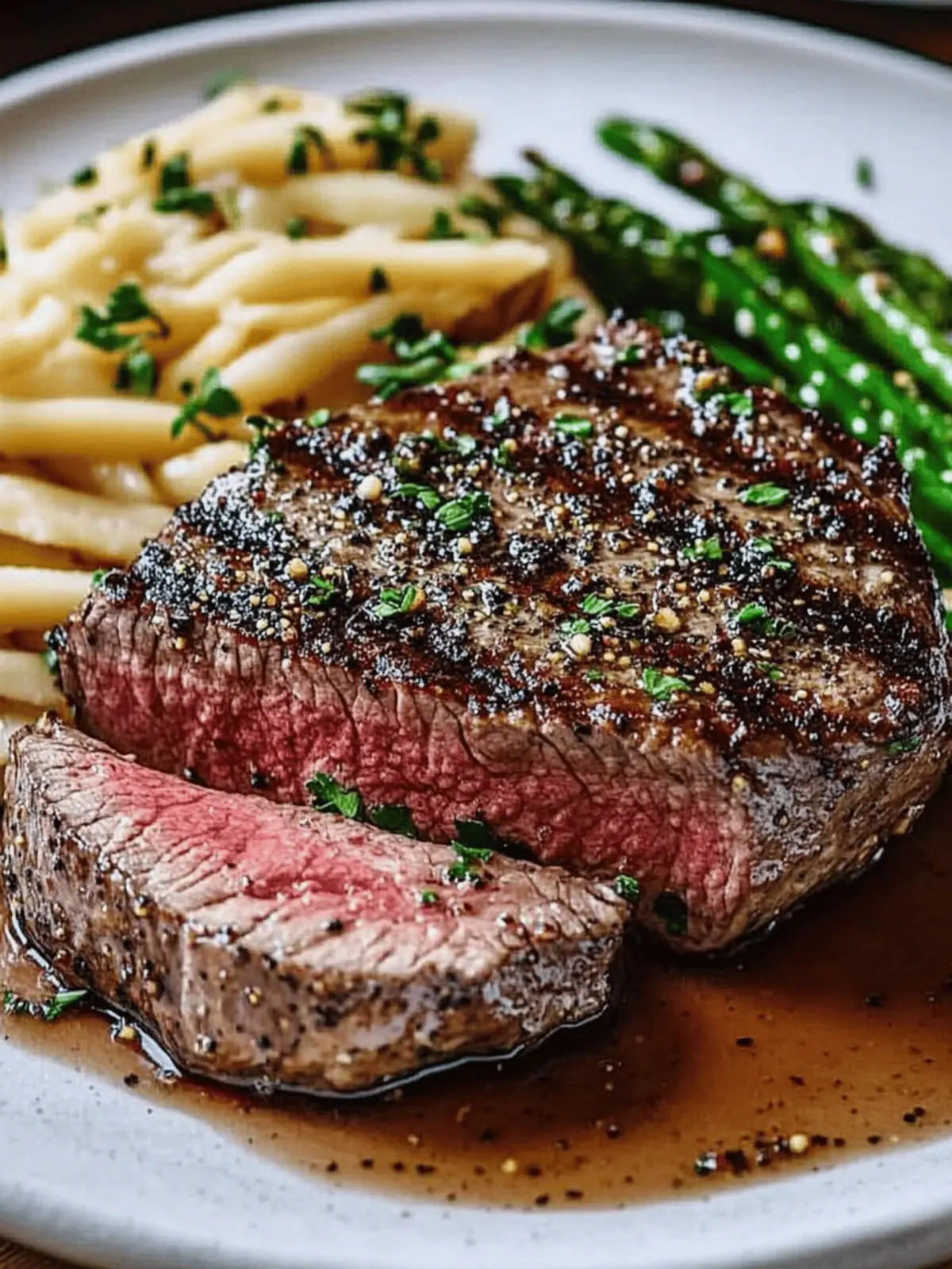 Classic French Peppercorn Steak