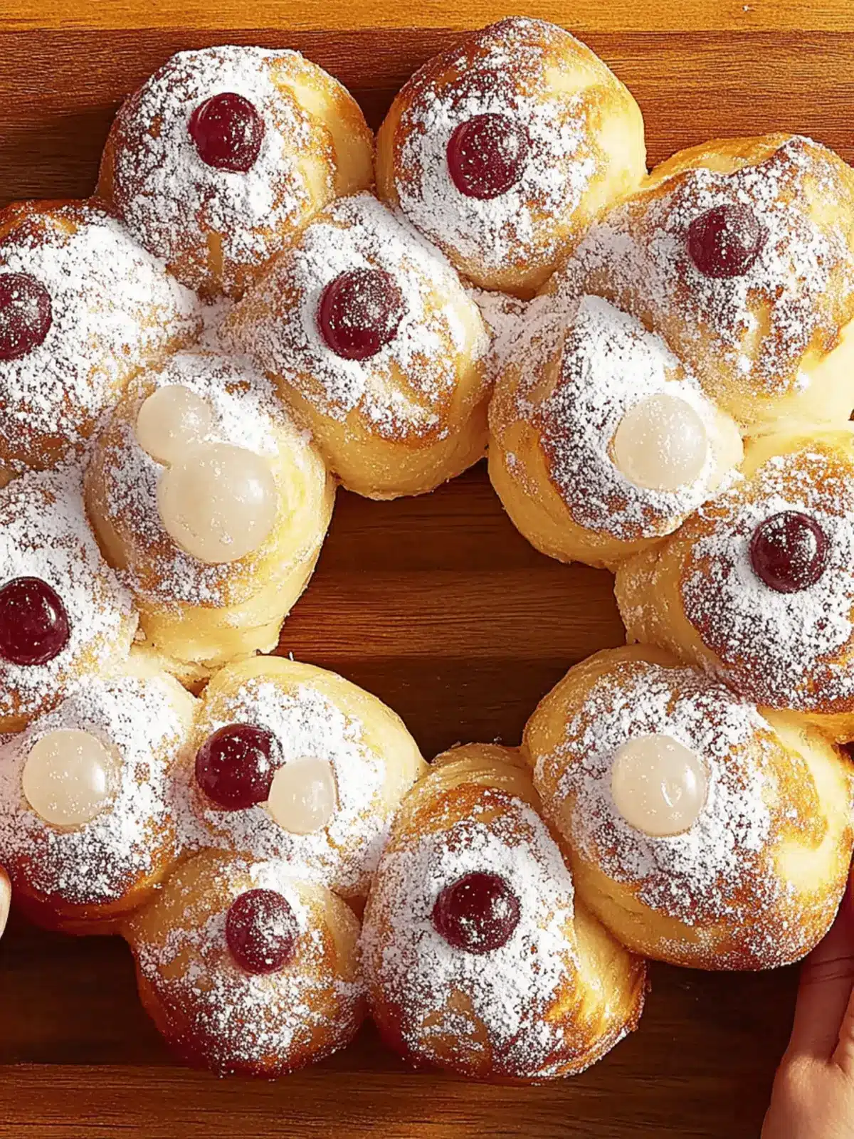 Pull-Apart Jelly Donut Hanukkah Treat