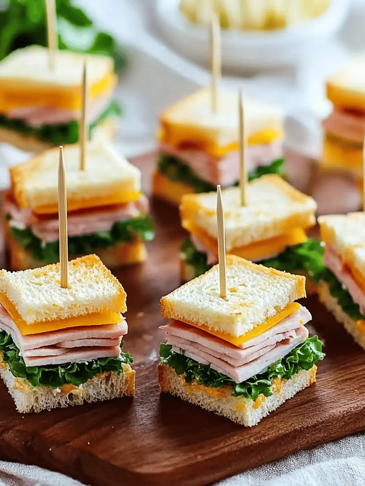 Juicy Mini Sandwiches for Parties