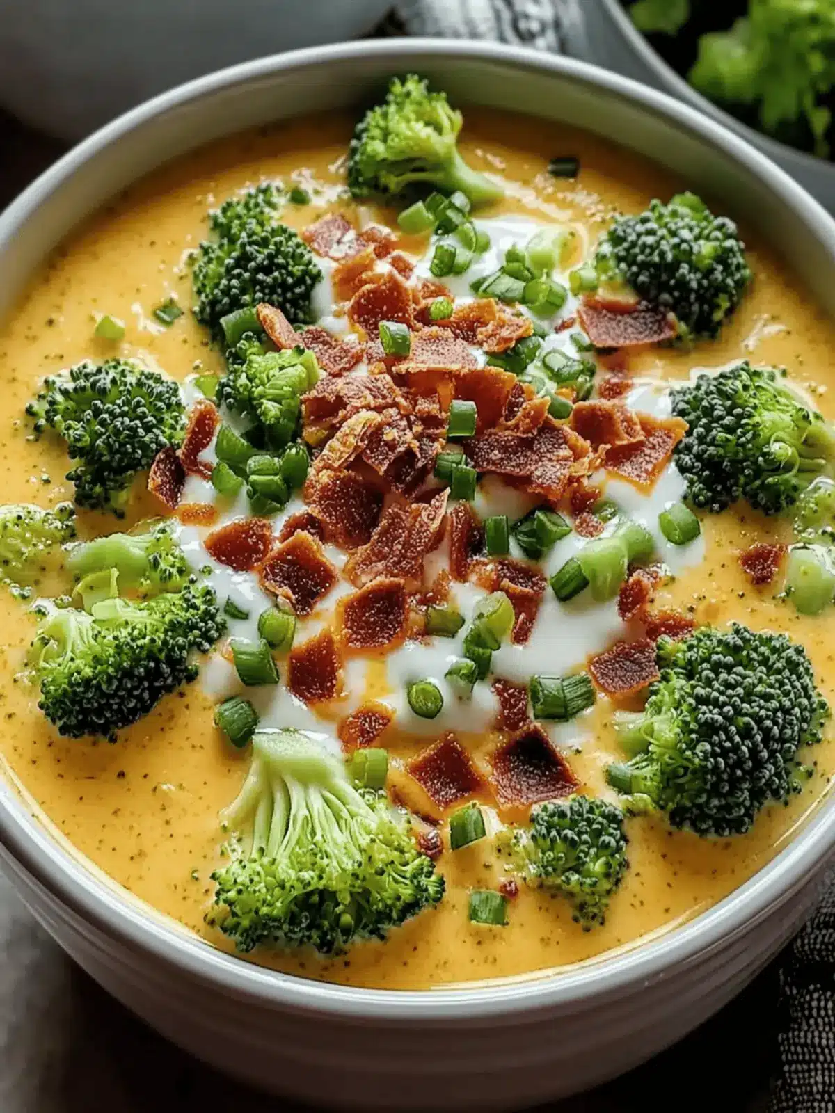 Creamy Loaded Broccoli Cheddar Soup That'll Warm Your Soul 3 Loaded Broccoli Cheddar Soup