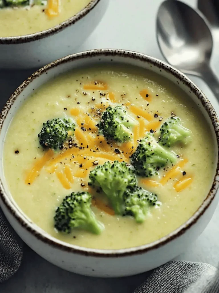 Slow Cooker Cream of Broccoli Soup