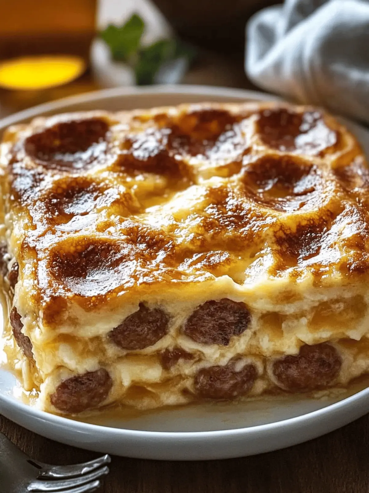 Pancake Sausage Casserole