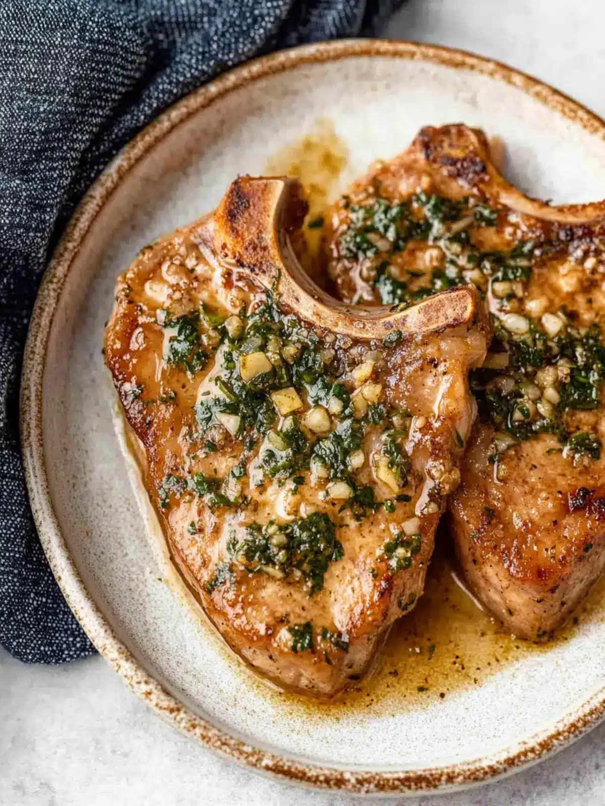 Garlic Butter Pork Chops