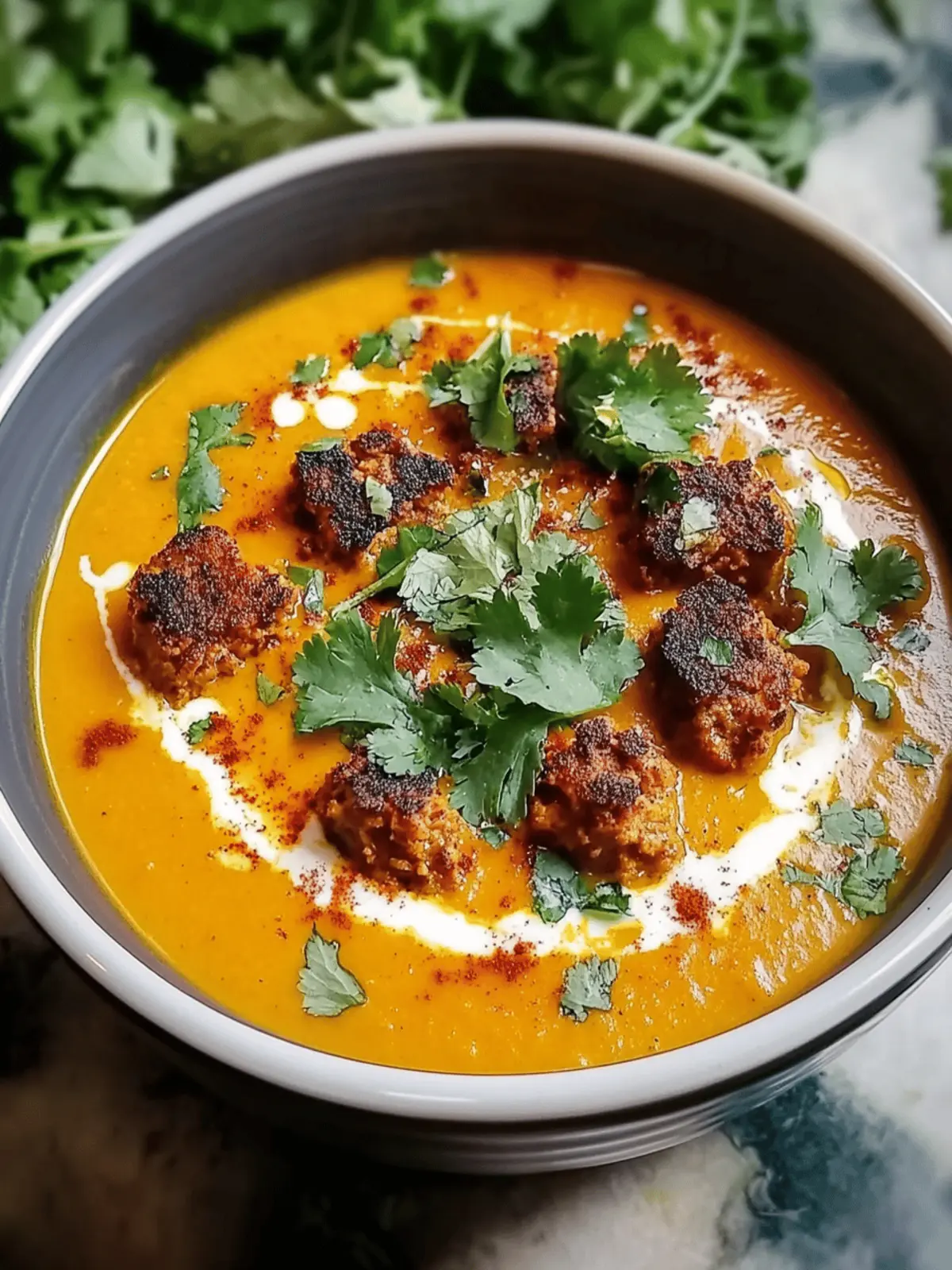 Spicy Chorizo Pumpkin Soup: A Cozy Comfort in 45 Minutes 2 Spicy Chorizo Pumpkin Soup