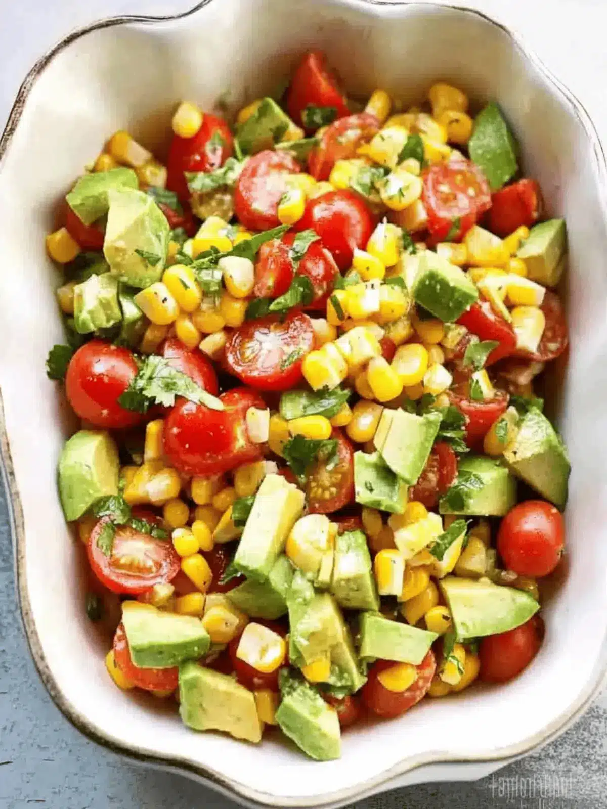 Zesty Corn, Avocado, and Tomato Salad for Summer Bliss 2 Corn, Avocado, and Tomato Salad