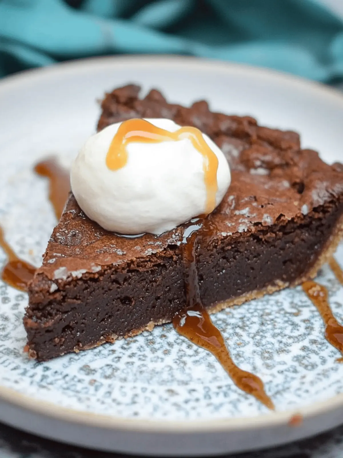 Brownie Pie (keto + low carb)