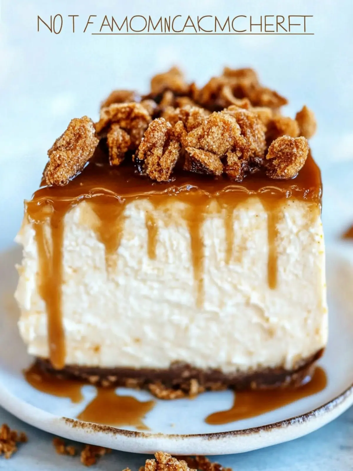 No-Bake Pumpkin Caramel Cheesecake