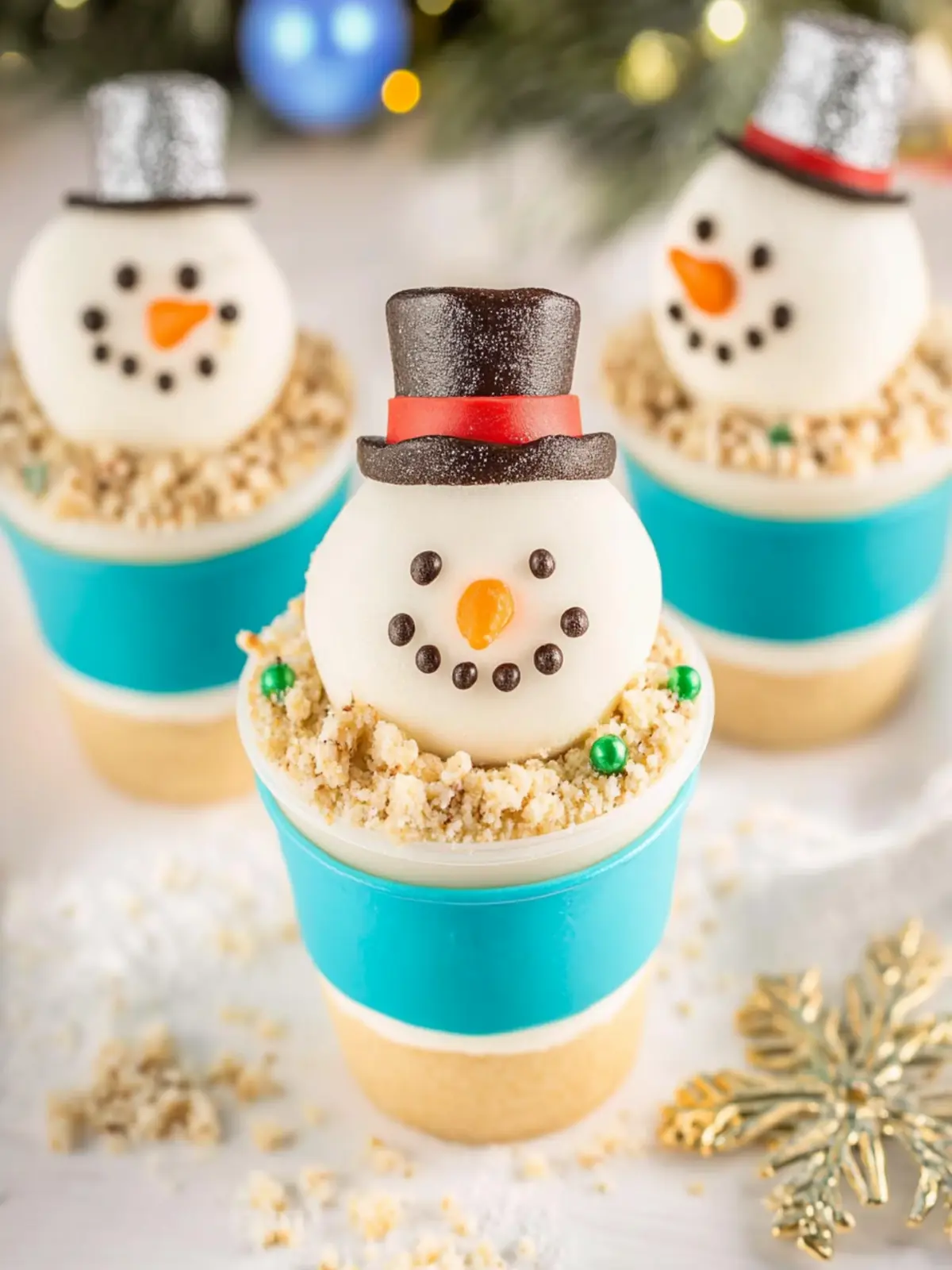 Snowman Dirt Cups
