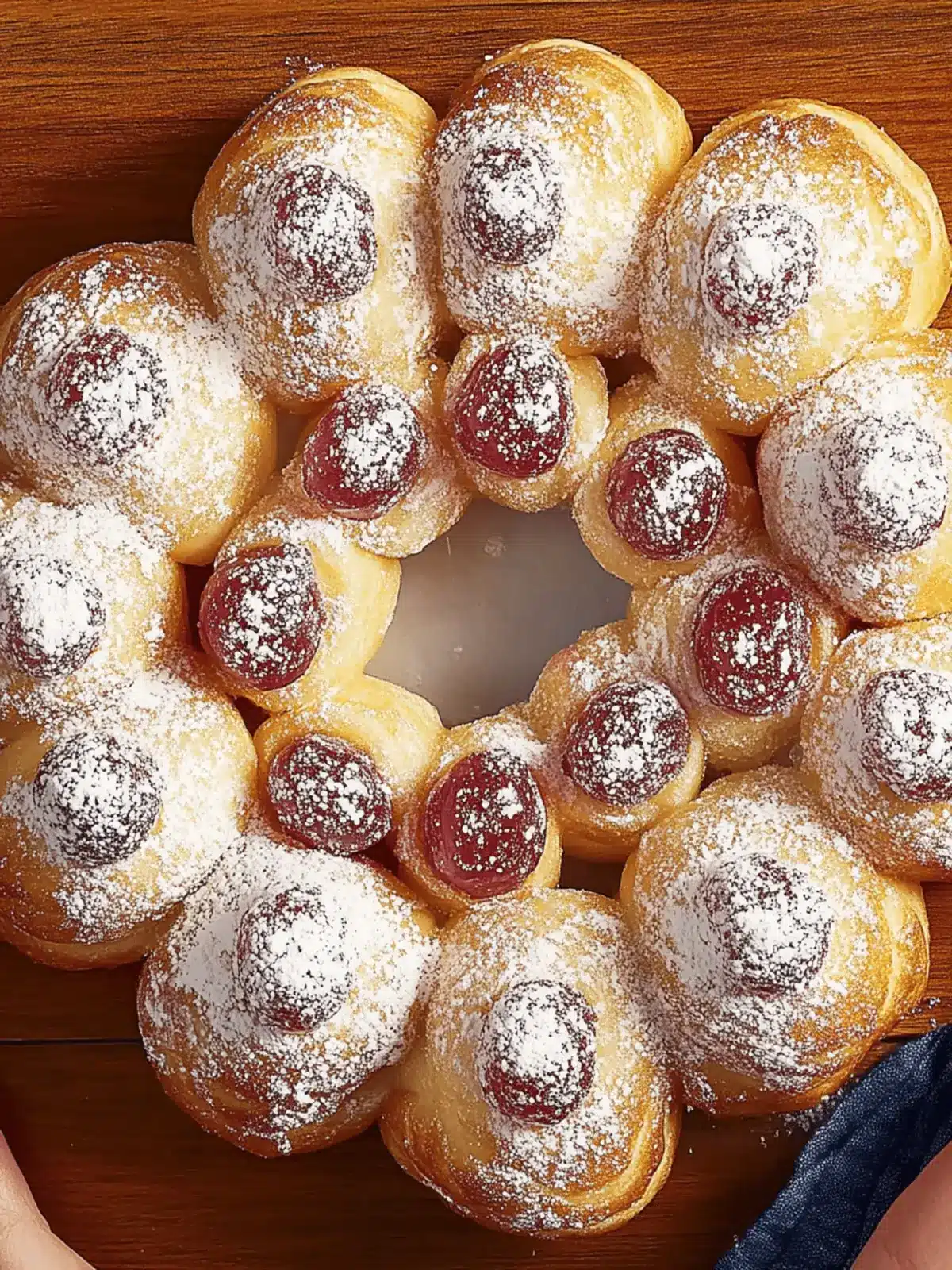 Pull-Apart Jelly Donut Hanukkah Treat