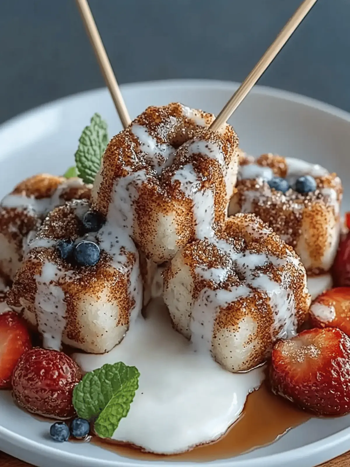 Cinnamon Roll Breakfast Skewers: Your New Family Favorite Treat 2 Cinnamon Roll Breakfast Skewers: A Delicious Morning Treat