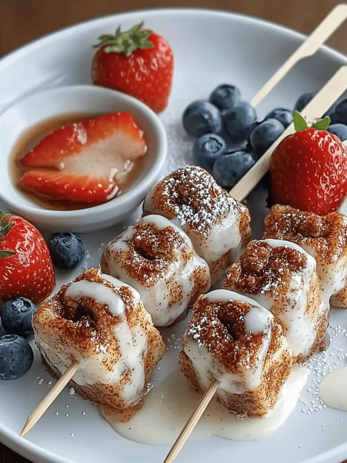 Cinnamon Roll Breakfast Skewers: Your New Family Favorite Treat 3 Cinnamon Roll Breakfast Skewers: A Delicious Morning Treat