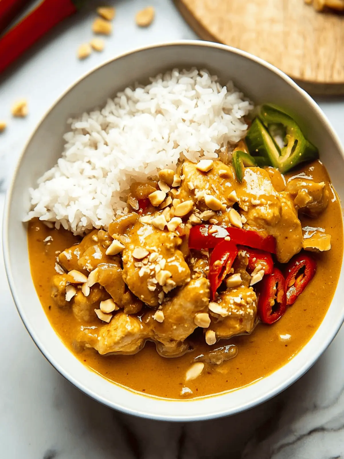 Slow Cooker Satay Chicken