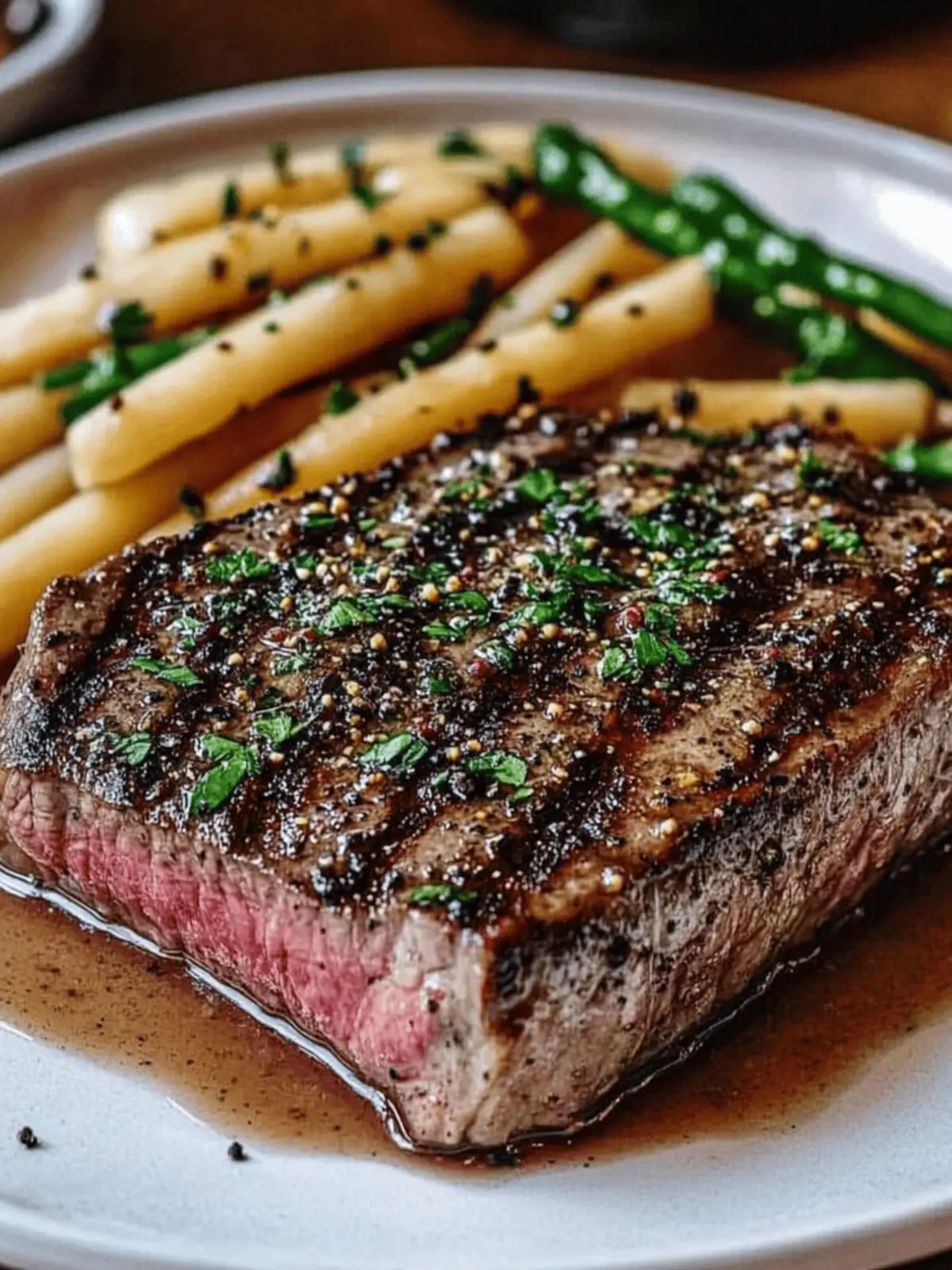 Classic French Peppercorn Steak