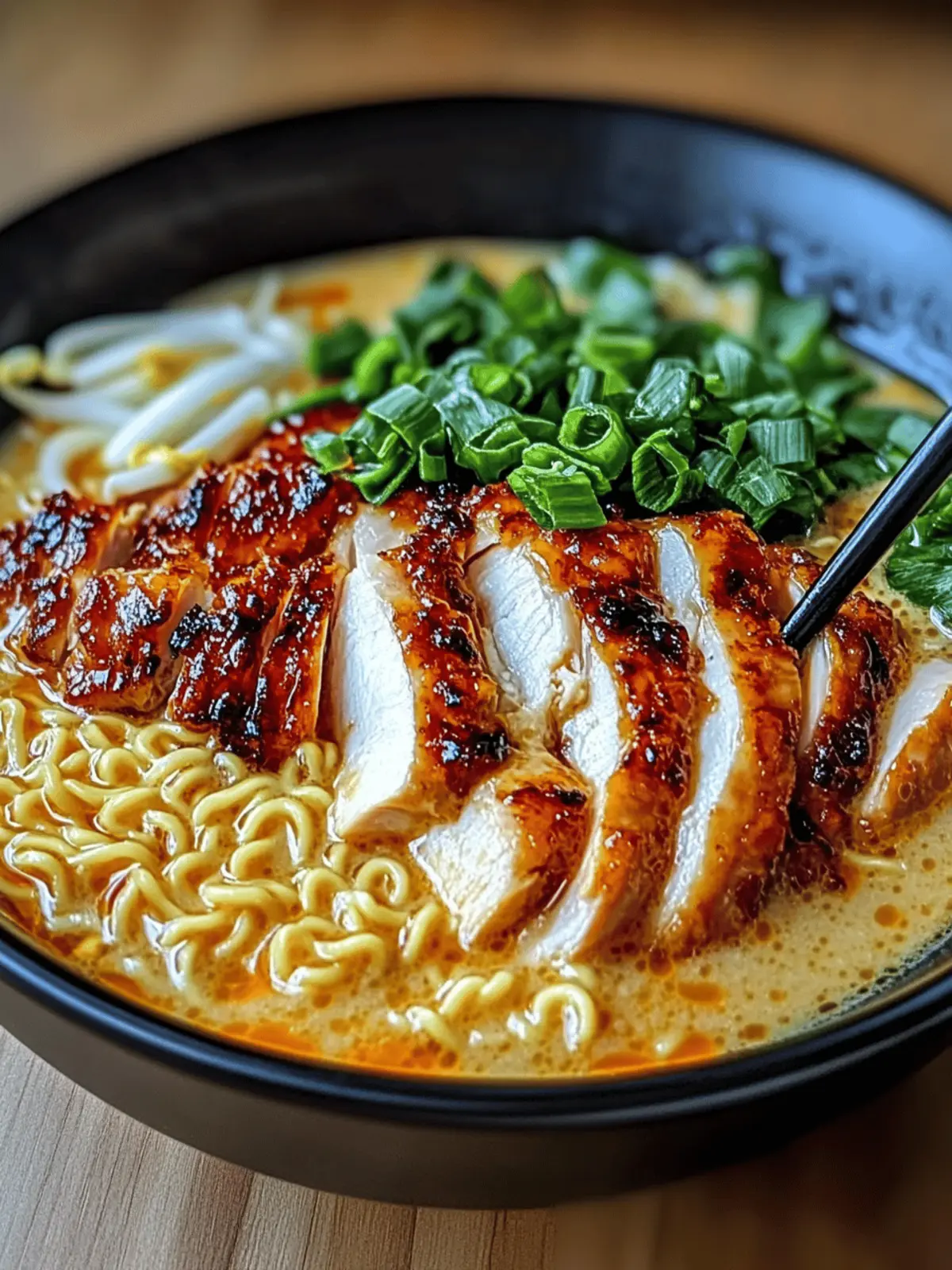 Fiery Chicken Ramen with Creamy Garlic Sauce for Cozy Nights 4 FIERY CHICKEN RAMEN WITH CREAMY GARLIC SAUCE