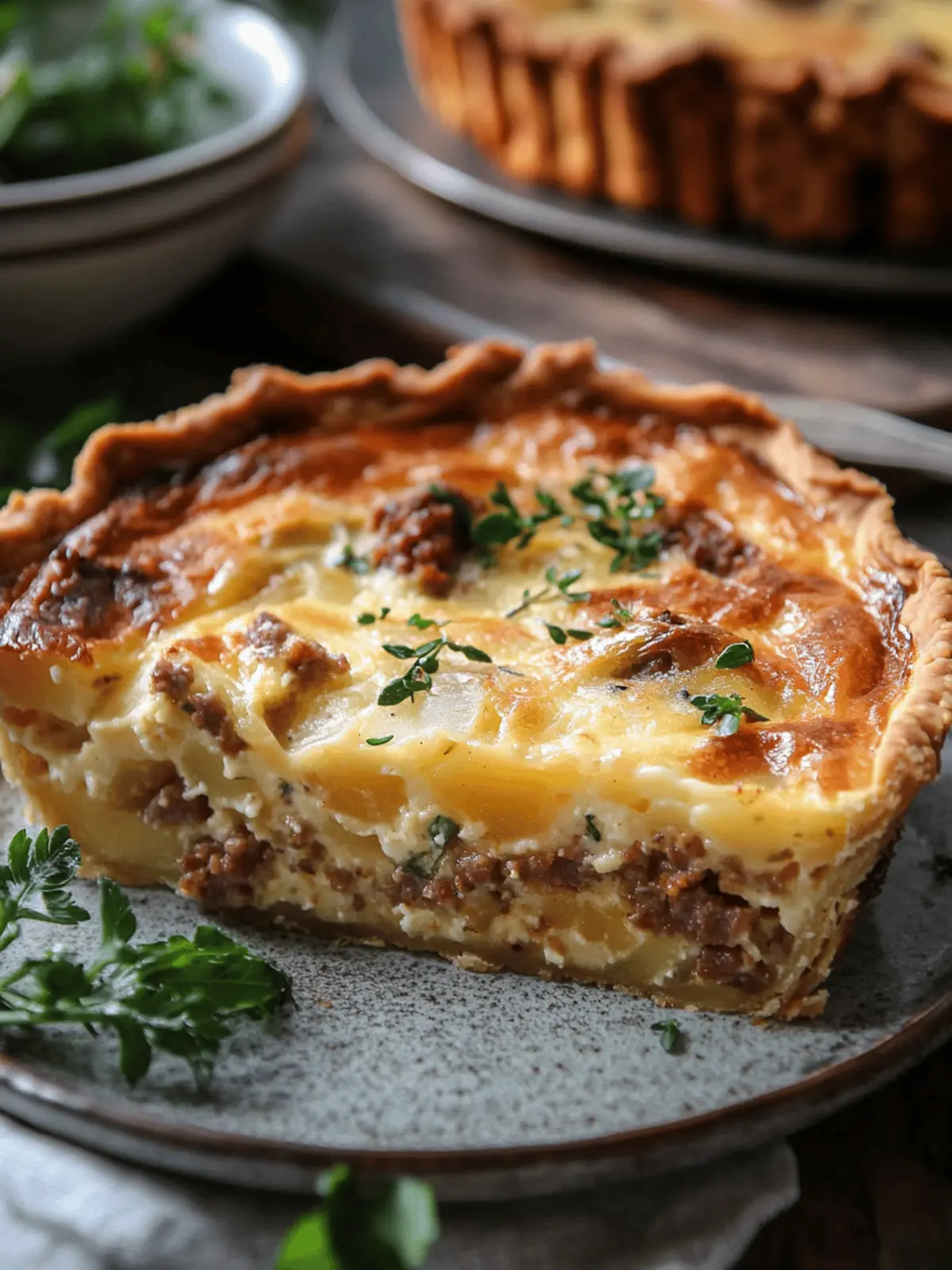 Irresistible Potato and Sausage Quiche Recipe for All Tastes 4 Potato and Sausage Quiche Recipe