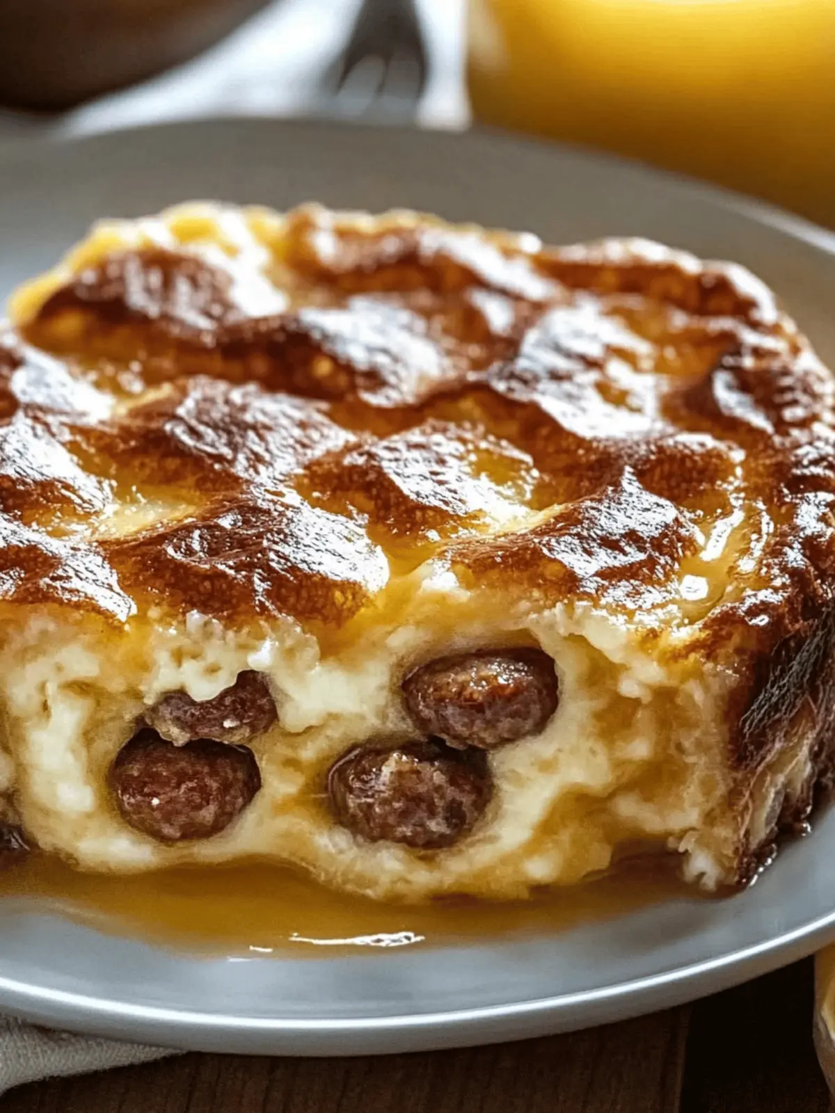 Pancake Sausage Casserole