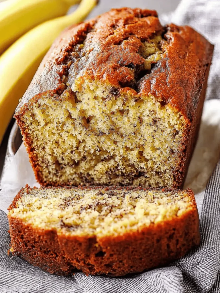 Classic Moist Banana Bread