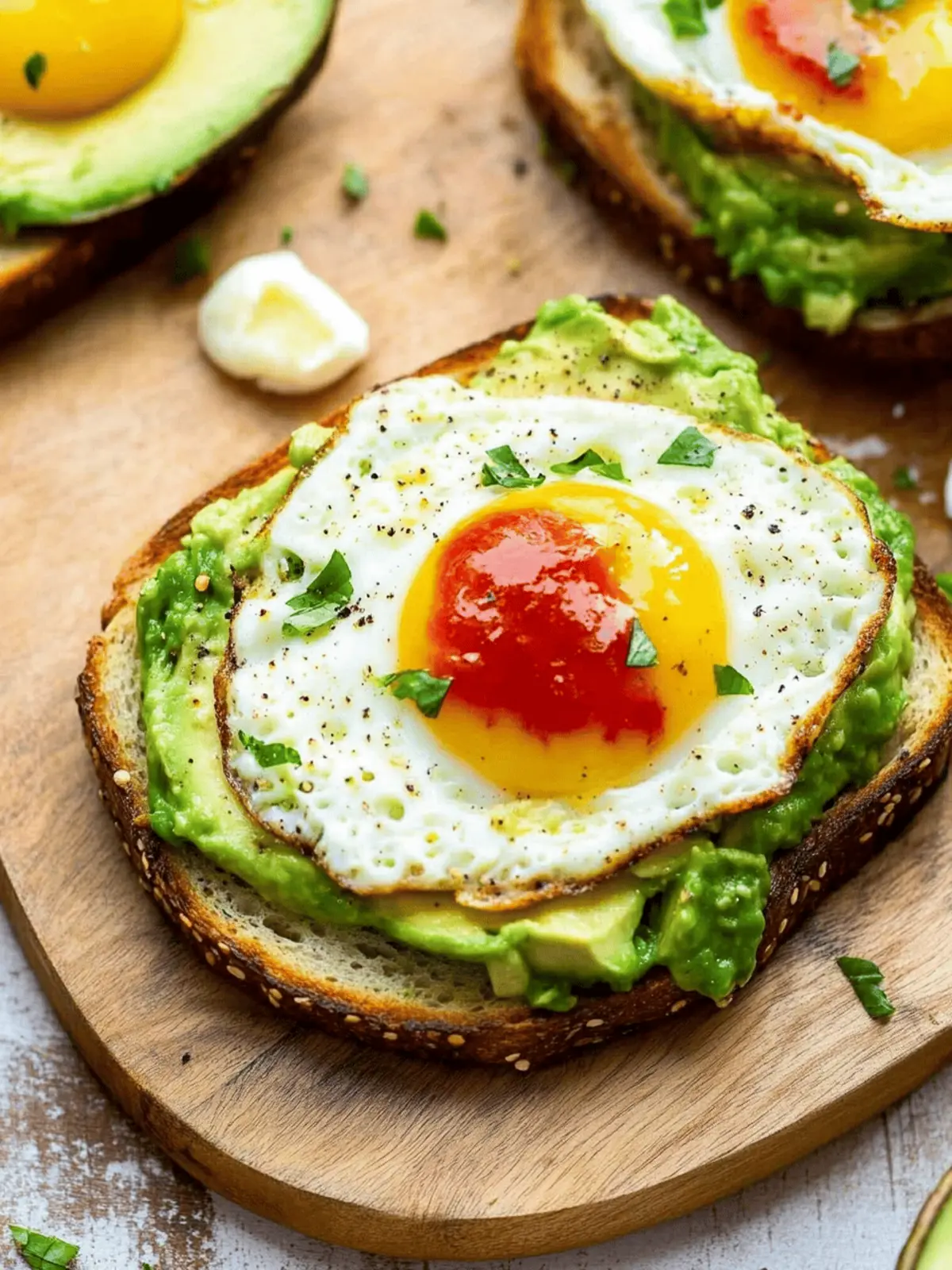 Avocado Egg Toast