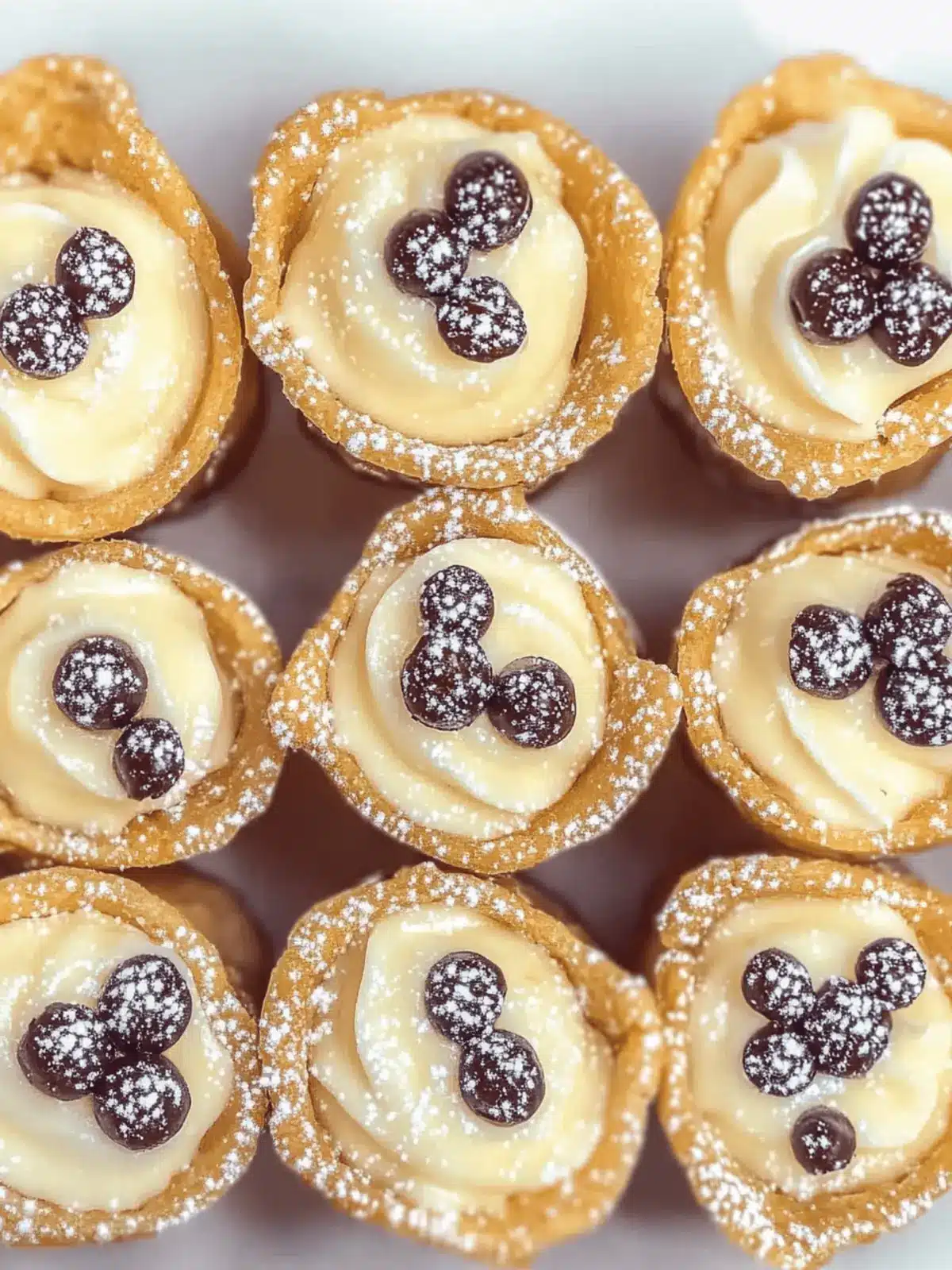 Mini Cannoli Cups