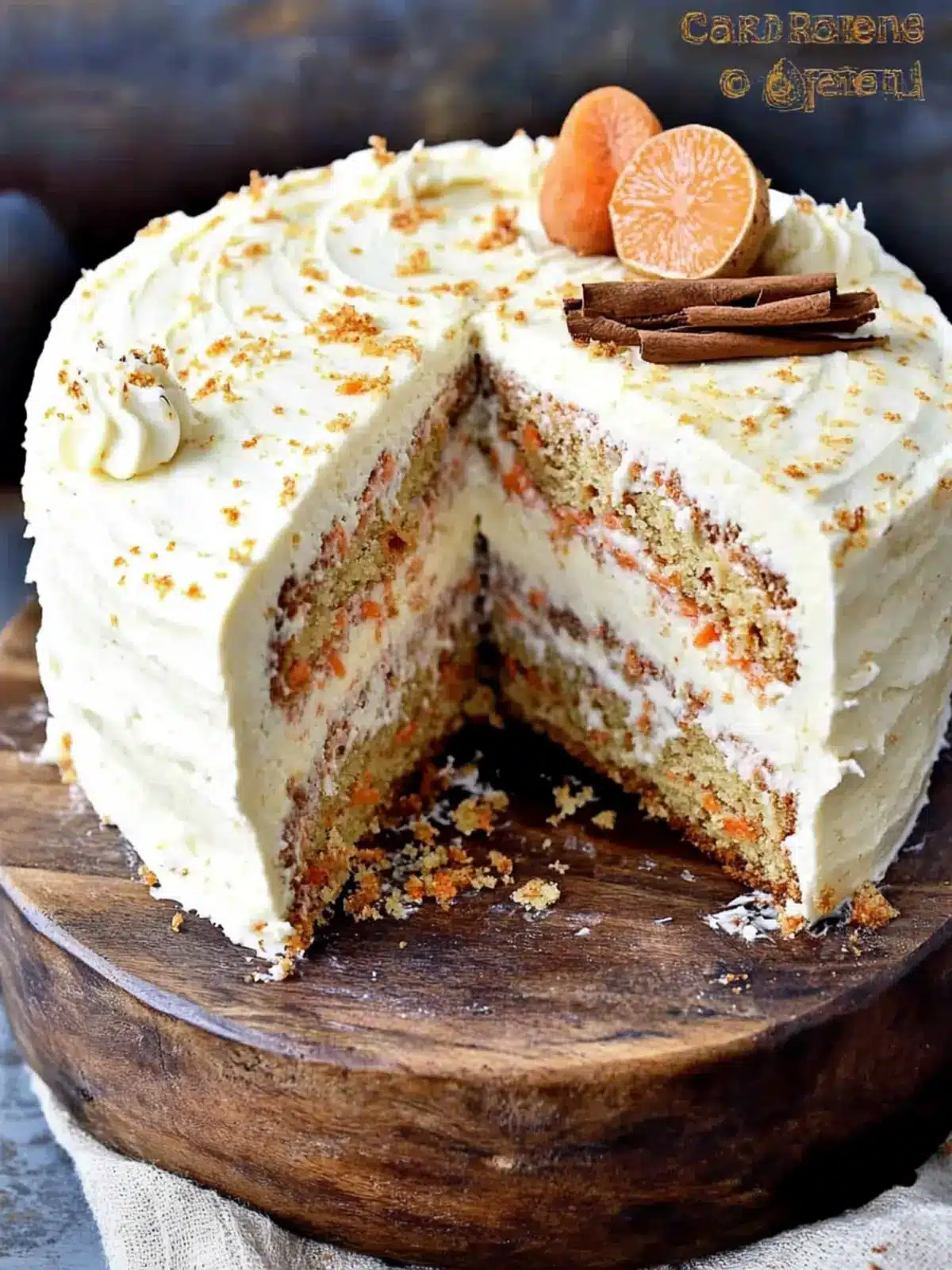Carrot Cake Cheesecake Cake