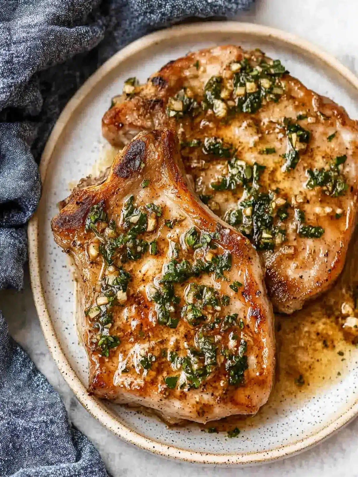 Garlic Butter Pork Chops