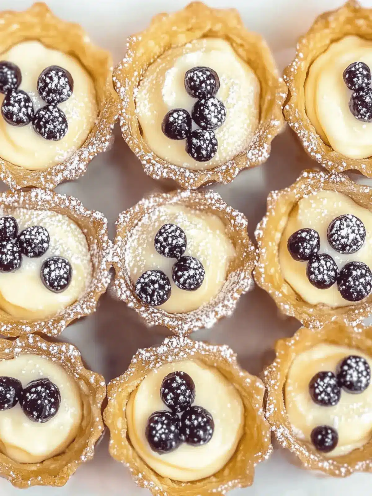 Mini Cannoli Cups