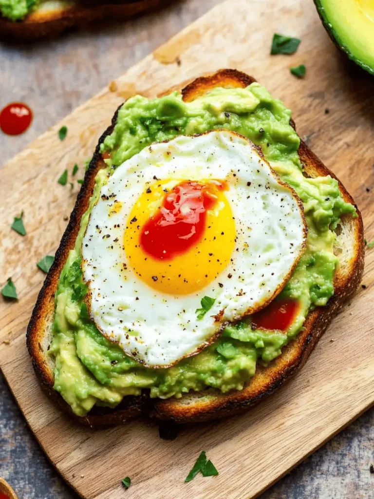 Avocado Egg Toast