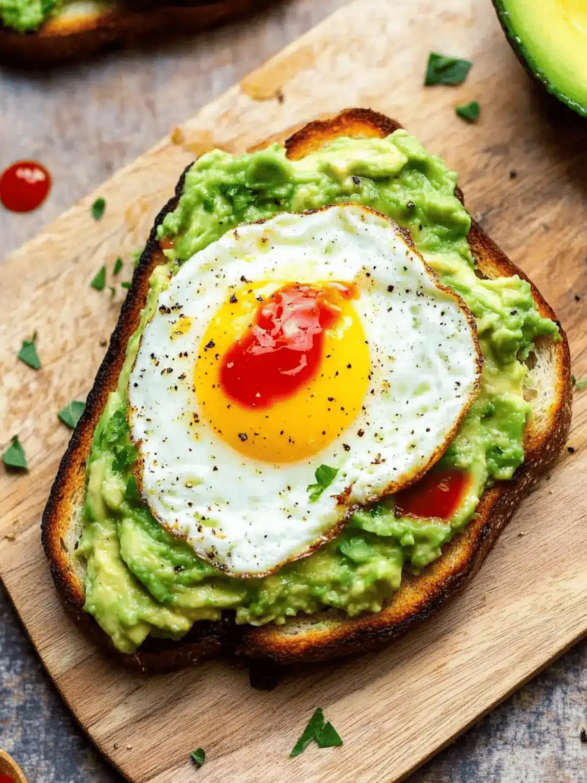 Avocado Egg Toast