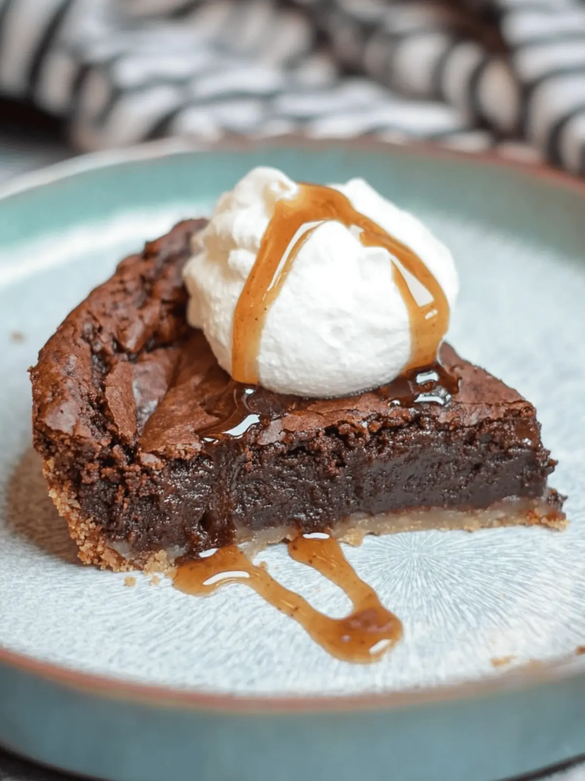 Brownie Pie (keto + low carb)
