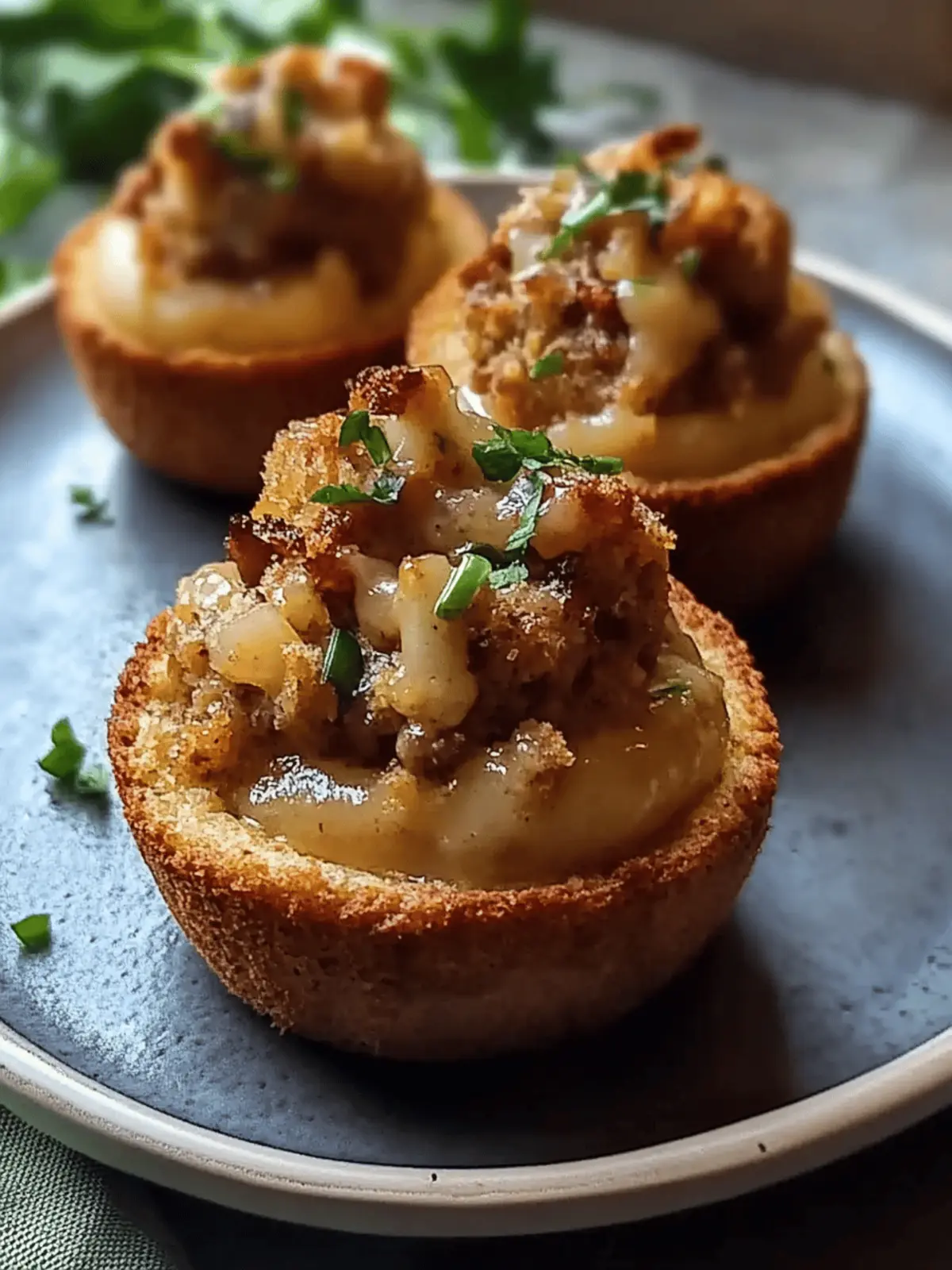 Gravy-Stuffed Stuffing Muffins for the Ultimate Holiday Delight 5 Gravy-Stuffed Stuffing Muffins