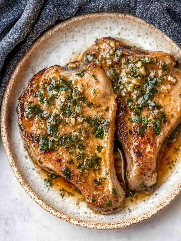Garlic Butter Pork Chops