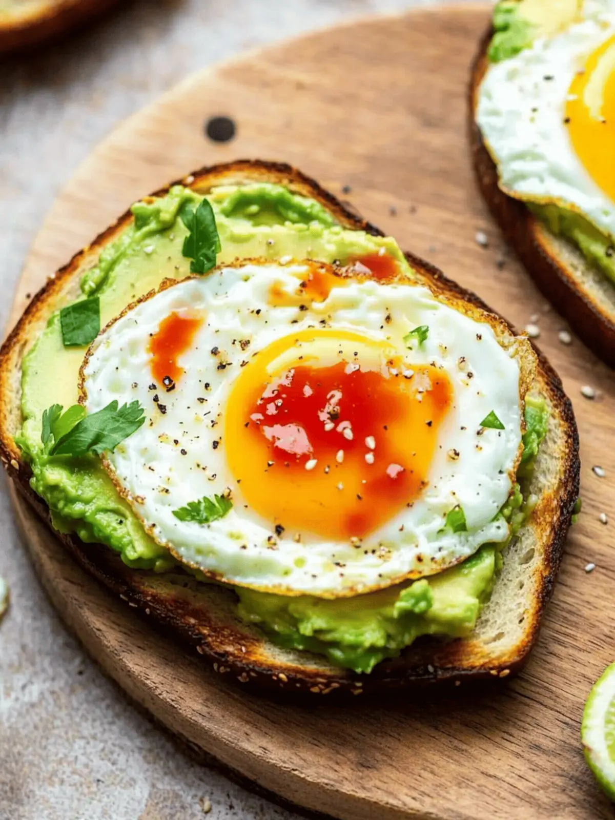 Avocado Egg Toast