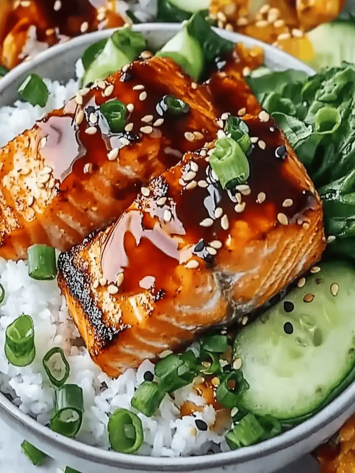 Sriracha Honey Salmon Bowls: A Go-To 20-Minute Dinner Delight