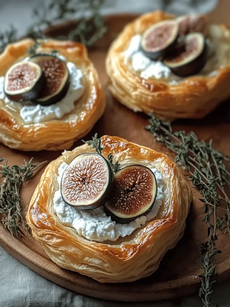 Fig and Goat Cheese Puff Pastry